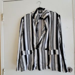 Striped Forever 21 Blazer